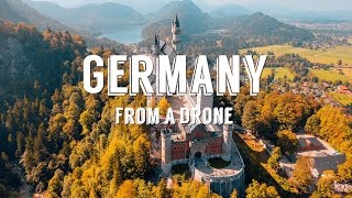 Stunning aerial drone footage over GERMANY + AUSTRIA - 4k