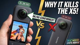 8K/60fps Confirmed? Insta360 X6 Leak &amp; Why It Kills the X5!