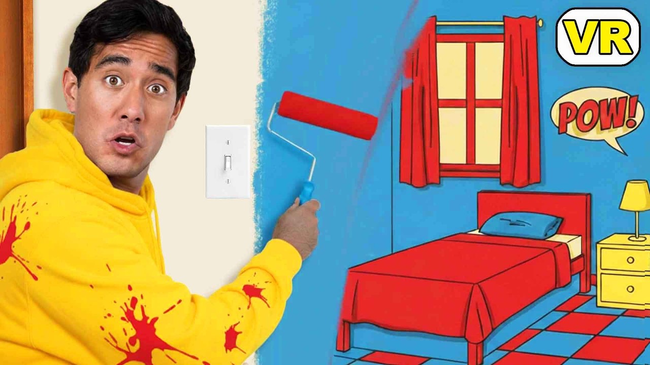 I Turned My House Into A Comic Book! - YouTube