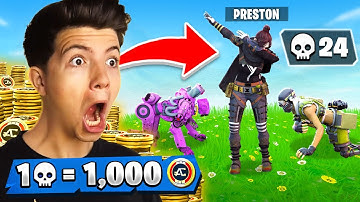 1 Elimination = 1,000 Apex Coins 1v1 Challenge (Apex Season 1)