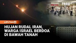 Hujan Rudal Iran, Warga Israel Berdoa Di Bawah Tanah | Liputan6