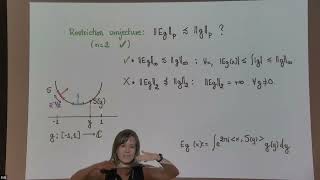 Some small progress on the Mizohata-Takeuchi conjecture - Marina Iliopoulou