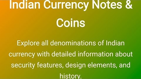 Indian Currency Notes & Coins Explained with Pictures | HTML CSS JavaScript Project