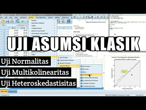 Tutorial SPSS Uji Asumsi Klasik : Uji Normalitas, Uji Multikolinearitas dan Uji Heteroskedastisitas