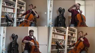 Tchaikovsky-Andante Cantabile From 5th Symphony for 4 Cellos (Arr.Sylvain Ruffier)