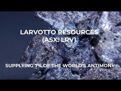Larvotto Resources (ASX: LRV): Near term antimony production