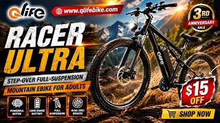 QLife Racer Ultra E-Bike Review 🚴♀️ Is This Full Suspension Electric Mountain Bike Worth It