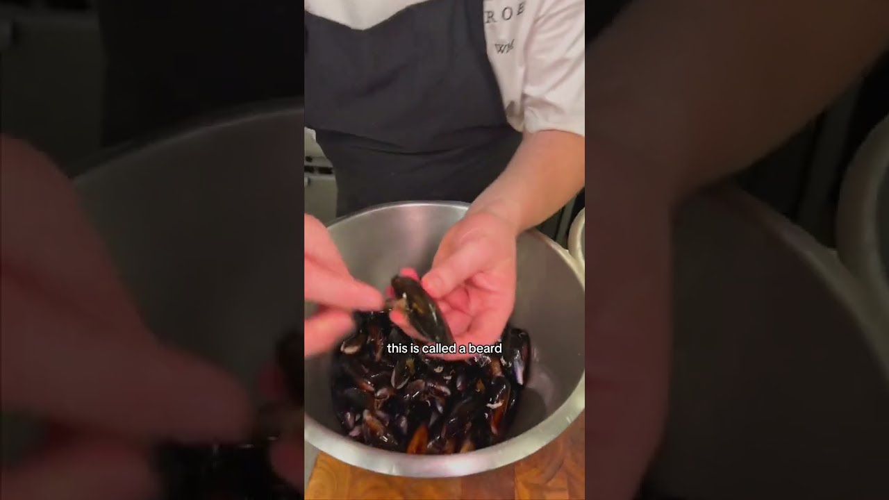 How To Prep Mussels LIKE A CHEF