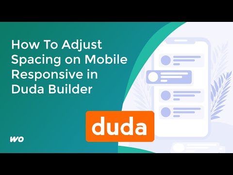 How To Adjust Spacing on Mobile Responsive in Duda Builder (EASY)