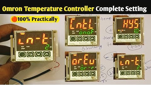 How to set Omron Temperature Controller| Omron Temperature Controller Setting