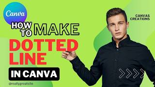 How to Create a Dotted Line in Canva | Easy Tutorial