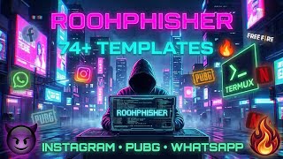 ROOHPHISHER v2.0 - The ULTIMATE Phishing Tool With 74+ social media platforms 😈 (Full Tutorial 2026)