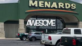 First time at a Menards - Warren, Ohio