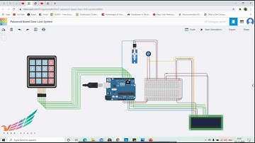 Password Based Door Locking System Using TinkerCAD