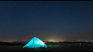 Night under the stars sengileevskoe reservoir I Ночь под звездами сенгилеевского водохранилища
