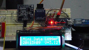 Mini Data Logger Using DS1307 and SD card Modules By Taipe s Arduino