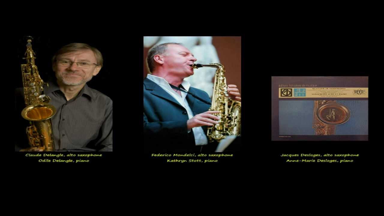 Charles Koechlin Saxophone Etude 2 (3 different musicians) YouTube