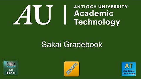 Sakai Gradebook