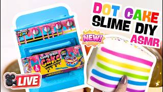 DIY VIRAL DOT CAKE SLIME... Will It Actually Work?! 🤯 🍰 LIVE 🔴 ASMR