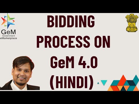 ? Bidding Process(Hindi) on GeM 4.0 | GeM 4.0 Bid Creation explained in detail for Buyer & Seller