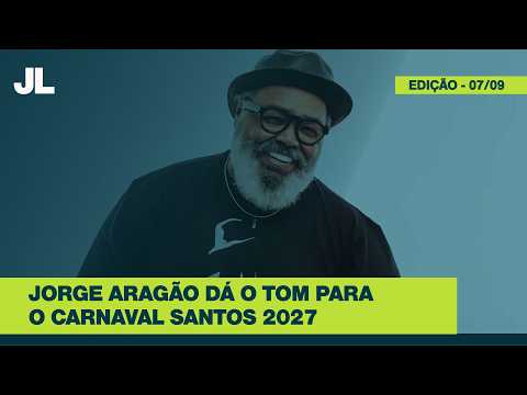 Carnaval Santos 2027 é lançado com festa ao som de Jorge Aragão | JL