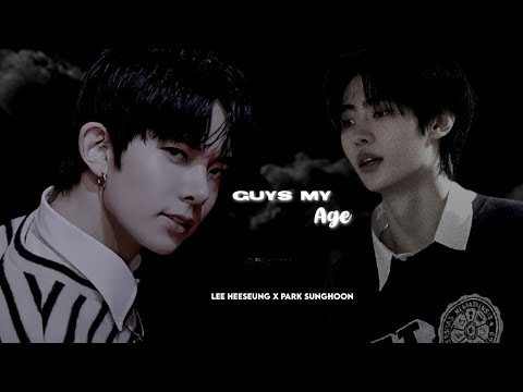 🍷;; Lee Heeseung x Park Sunghoon ;;🍷 • Guys my age • [FMV] #shorts #tiktok #enhypen #engene #fmv