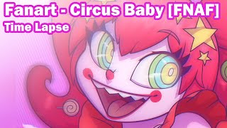 Circus Baby - Art Time-Lapse [2023]