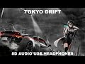 Temperature x Tokyo Drift Remix | Bass Boosted 8D | 8D audio | EDITZ