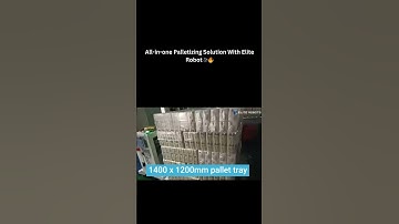 🤖All-in-one Palletizing Solution With ELITE ROBOTS 🎥🔥