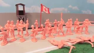 HUGE 4 COLORS! 200 PIECE ARMY MEN BUCKET REVIEW! screenshot 5
