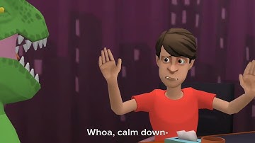 #PlotagonHost Talk show with dino 🦖 (Gone Wrong!)