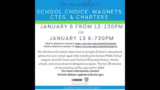 Part 1 School Choice Webinar