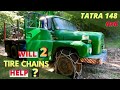 TATRA truck OFFROAD | Tire chains needed | Slovakia