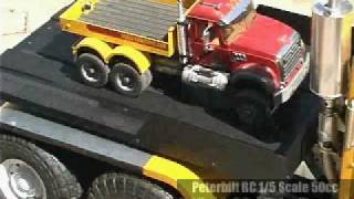 PETERBILT RC 1:5 SCALE AND BRUDER 1:16 TRUCK @Asepa123