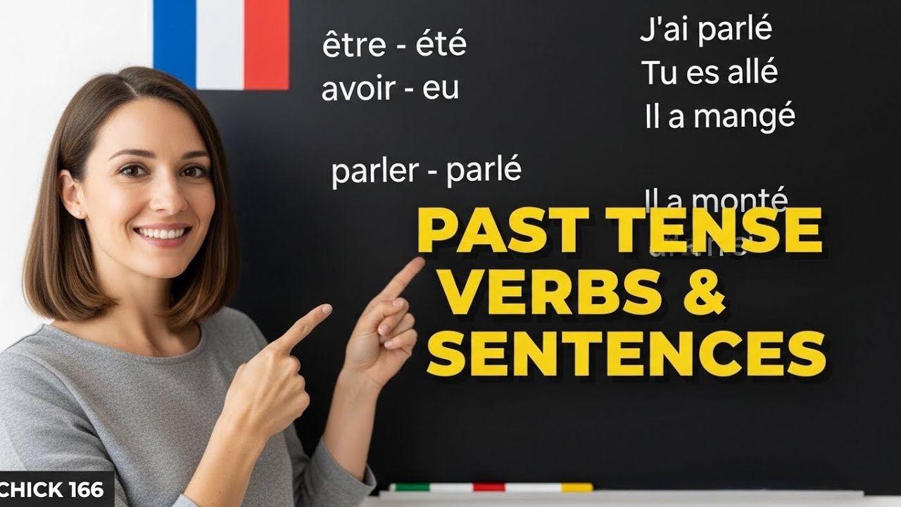 Learn French: Past Tense Verbs Part 3 + Build Sentences