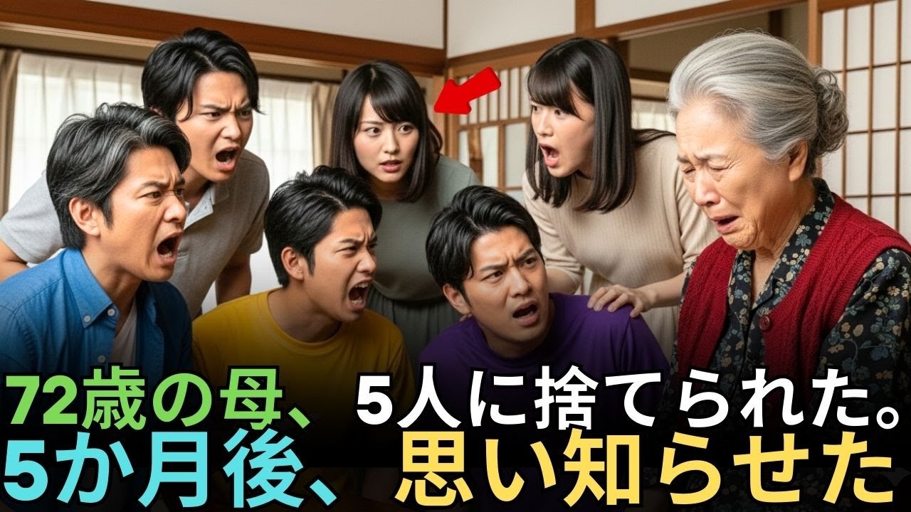 【実話】72歳で5人の子に捨てられ、5か月後、私は戻ってこうした――。🌸