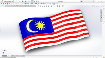 Solidworks Tutorial_Modeling Flag (Malaysia)