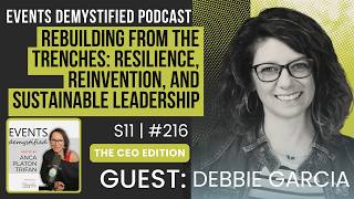 216_CEO: Resilience, Reinvention, and Sustainable Leadership ft Debbie Garcia | Events Demystified