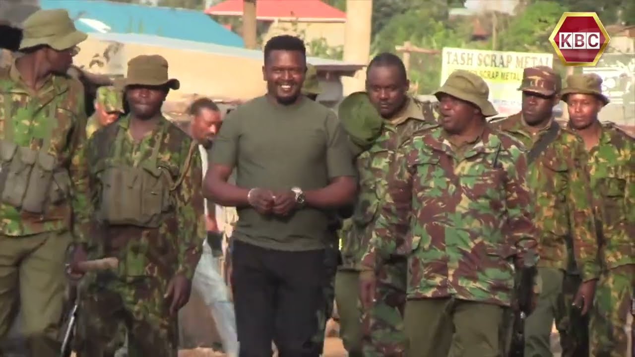 NACADA and police officers raid drug dens in Dagoretti