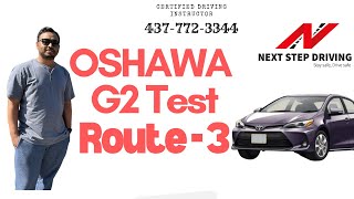 Oshawa G2 Drive Test Route 3, October 2024
