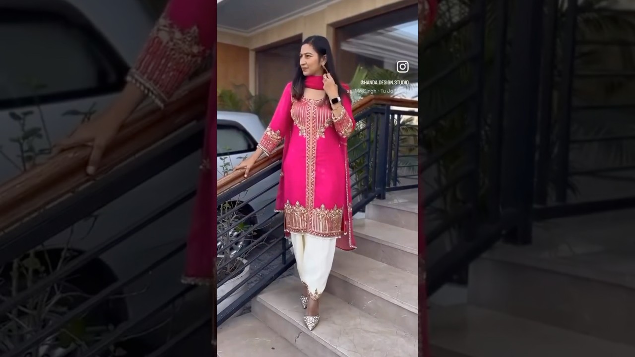 Latest 🔥 Punjabi Handwork Suit ||Order.9588838382 