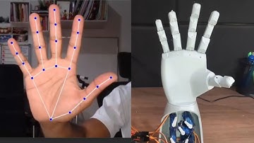 Controlando Mão Robótica por Imagem com Visão Computacional