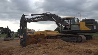 Volvo EC380E Large Tracked Excavator in Action