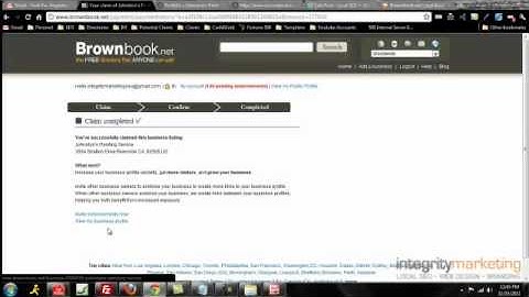 Brownbook.net :: How to Create a Business Page