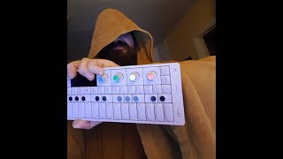 making a tune and being really random: op-1, octapad and guitar.