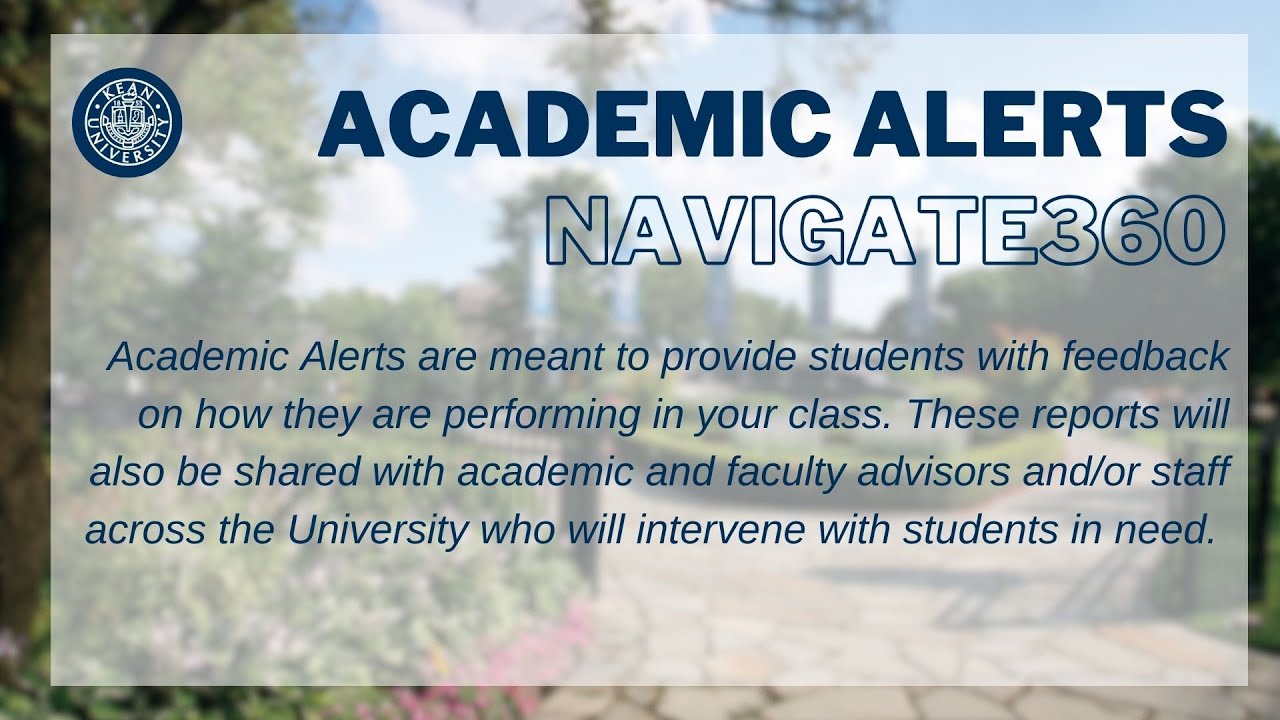 Navigate360 - Submitting Academic Early Alerts - YouTube
