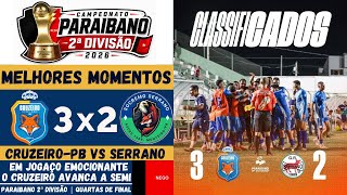 Cruzeiro de Itaporanga vs Socremo Serrano | Melhores Momentos | REPESCAGEM Paraibano 2ª Divisão 2026