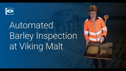 Automated Malting Barley Quality Control at VikingMalt