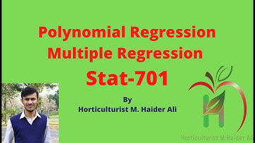 Polynomial and Multiple Regression || Stat-701 Mid