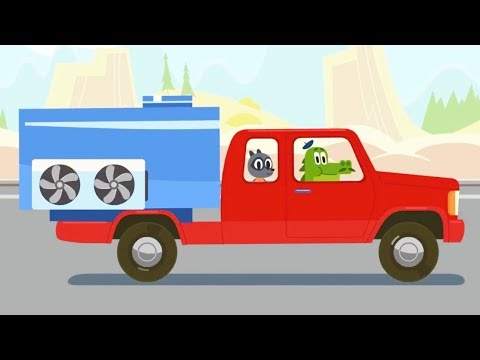 Cartoon For Kids - Cars, cars - Milk Tanker Truck - Cars For Children - 동영상